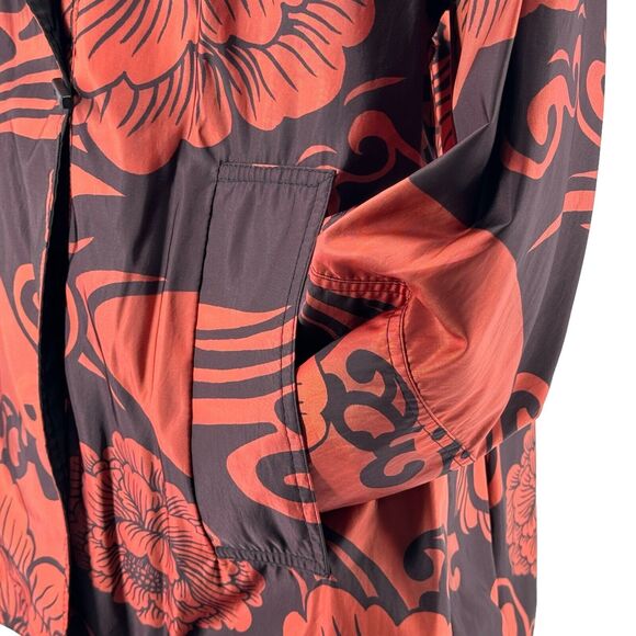 Mycra PAC Now Oversized JACKET Women Reversible Floral Pocket Travel Rain 0P NEW - Picture 6 of 15